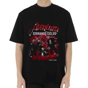 Aventura T-Shirt Cerrando Ciclos 2024 Latin Music Tour Fan Graphic Tee 73